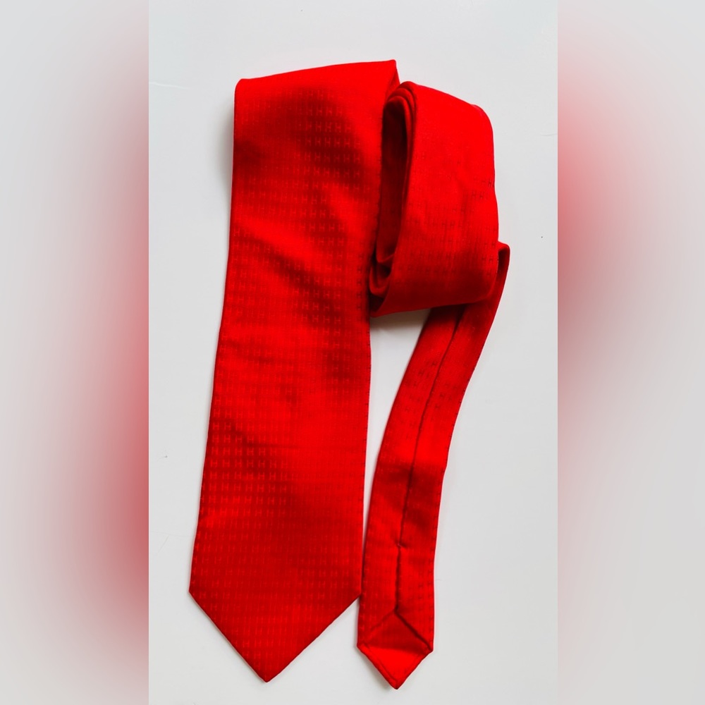 Hermes silk tie